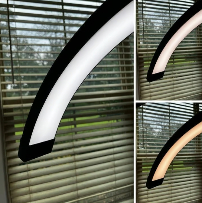 Open Box LED Half Moon Beauty Floor Lamp