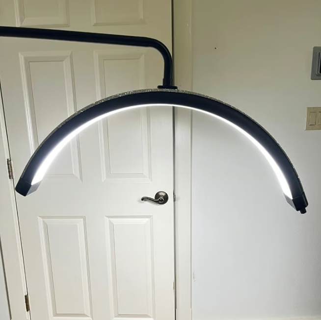 Open Box Diamond Half Moon Beauty Light | Dimmable Knob