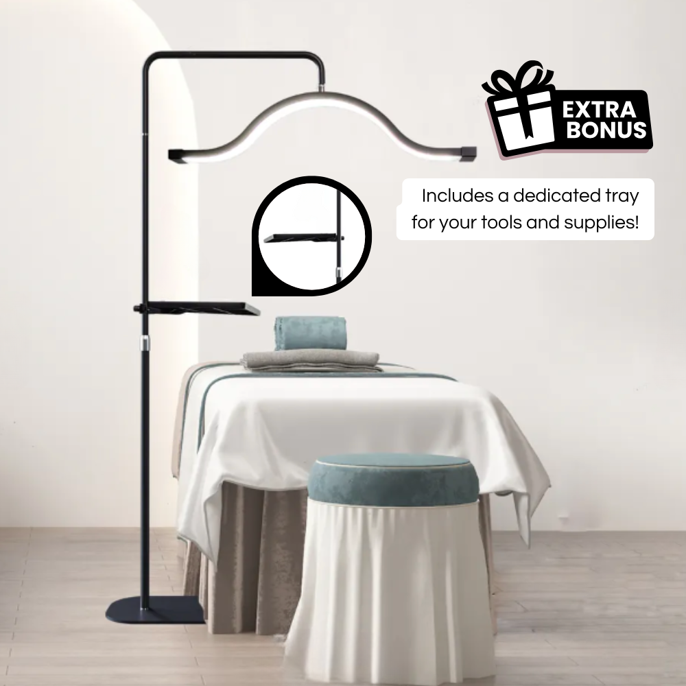 Best lighting solutions for treatment rooms in beauty salons with tray