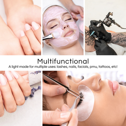 beauty light for permanent make up, waxing, estheticians, nails, and brows