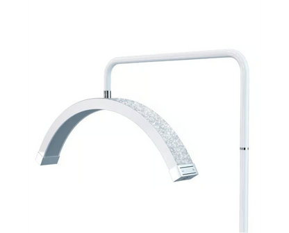 White diamond half Moon LED lamp for beauty professionals in salon and spas