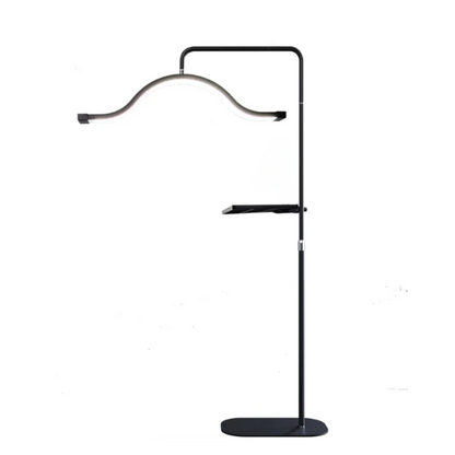 flat base floor lamp like the Cosmo Glow for eyelash extensions, estheticians, tattoo, nails, pmu, brows, and waxing